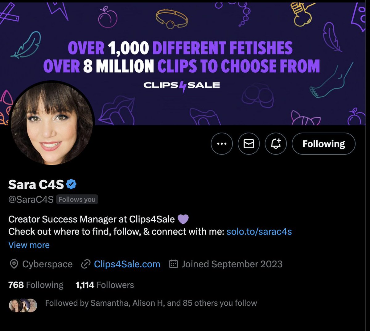Creators working through CSU, lovers of the old admin, Creators with store numbers under 1000 - I present
<a href="/SaraC4S/">Sara C4S</a> ✨ 

She's your CSU, old admin, legacy Creator-guru, problem-solver extraordinaire!

 Meet her <a href="/FetishCon/">Fetish Con</a> this August or book a 1:1 with her here: