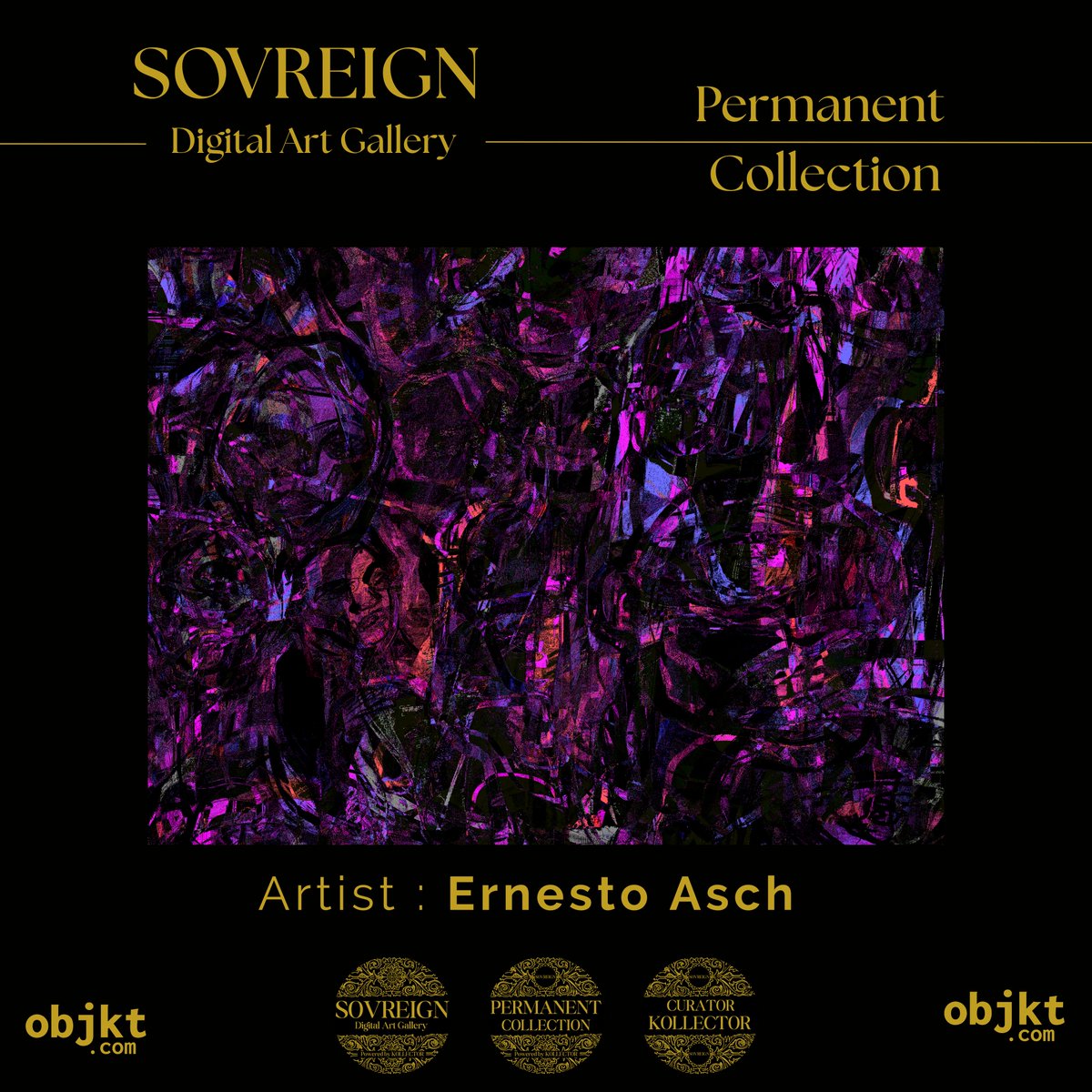 KOLLECTOR_OG's tweet image. SOVREIGN GALLERY
@ernestoasch - LOST WITHIN (MY)SELF
7 editions available / 10 tez each
Artwork link : objkt.com/tokens/hicetnu…