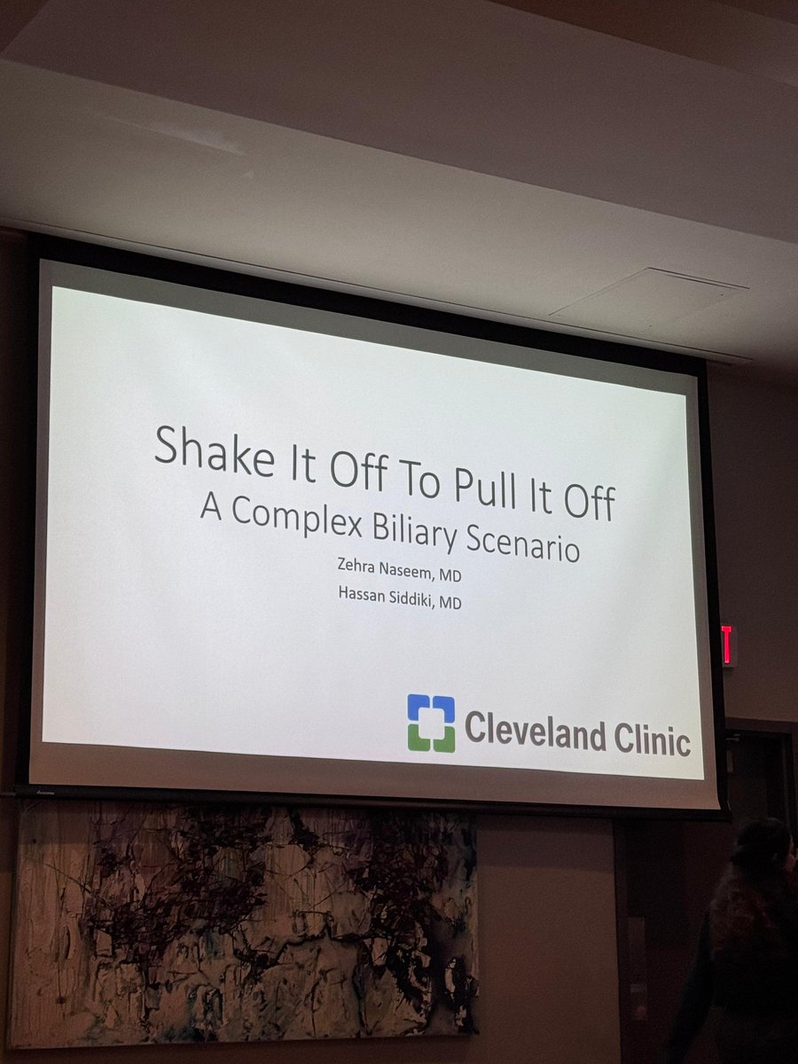 ZehraNaseemMD's tweet image. Great to present our case of endoscopic management of a 12 year retained biliary stent at GI Endoscopy Citywide rounds!
Always thankful to @SiddikiGI for the amazing cases and the learning! ✨
@CCF_GIFellows @MadhuSanakaMD