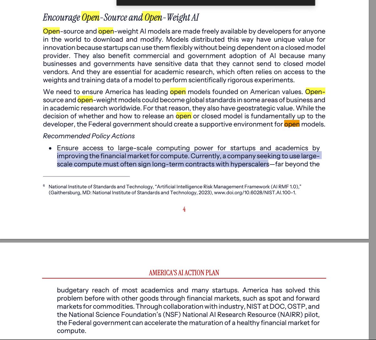 swyx (@swyx) on Twitter photo buried in <a href="/sriramk/">Sriram Krishnan</a>'s America's AI Action Plan is endorsement that the US compute market will financialize with spot and forward contracts. this podcast explains why this is so necessary, not just for speculation
one of the most consistent themes with <a href="/latentspacepod/">Latent.Space</a>'s GPU buried in <a href="/sriramk/">Sriram Krishnan</a>'s America's AI Action Plan is endorsement that the US compute market will financialize with spot and forward contracts. this podcast explains why this is so necessary, not just for speculation
one of the most consistent themes with <a href="/latentspacepod/">Latent.Space</a>'s GPU