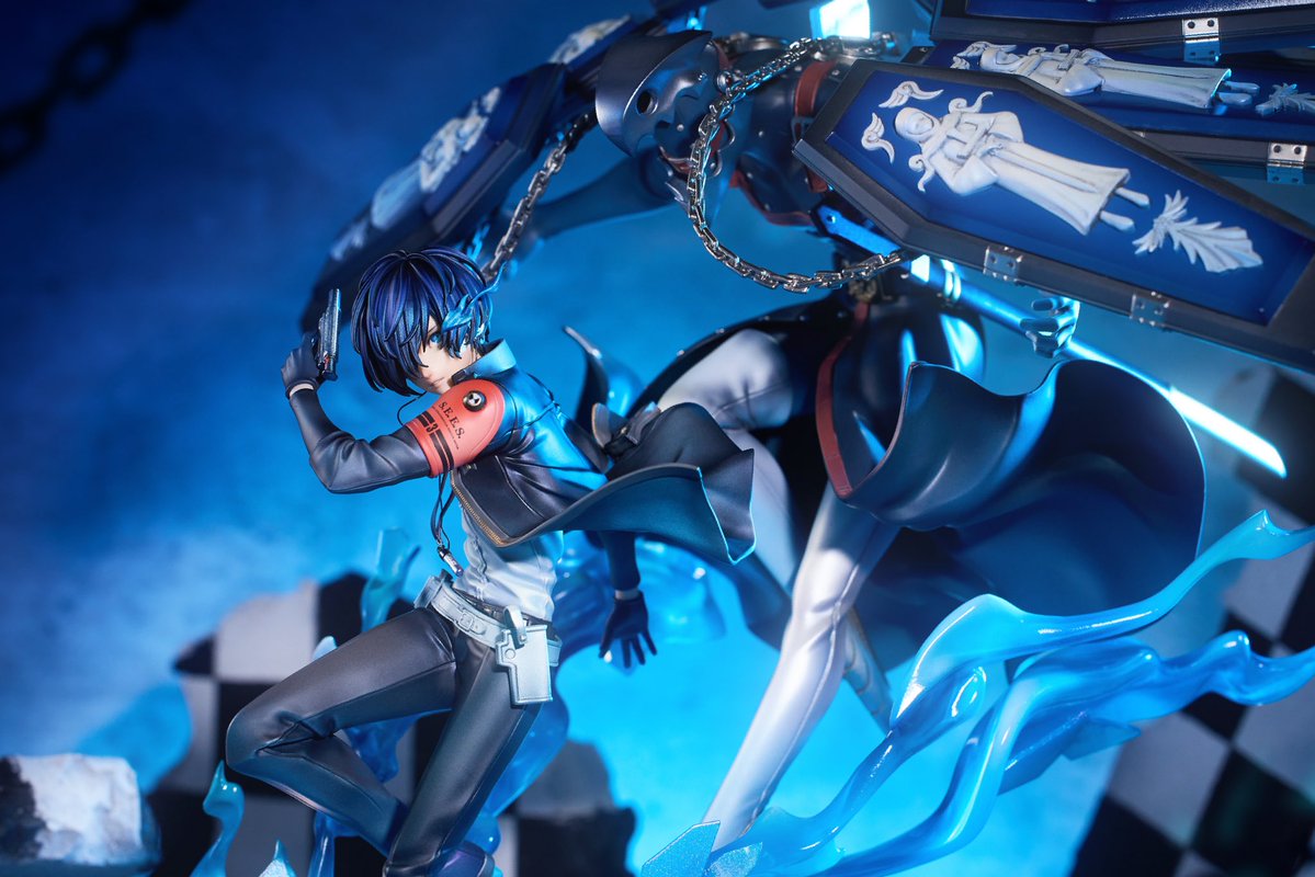ILP0000's tweet image. I Will Burn My Dread
🔷ペルソナ3 リロード　主人公
WF2025夏にて展示・販売致します
ブース番号：4-02-01
価格：50000 円
※未塗装未組立のガレージキットです

製作：@bubutata_takato 
原型：自分
彩色：秋呗叔岳様（@qiubeishuyue）
撮影：Luka様（@Luka__Studio）

#WF2025S #ペルソナ3リロード