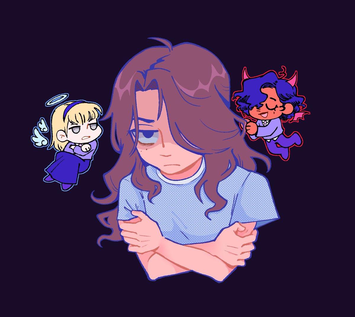 gryphll's tweet image. [oc] cursed girl