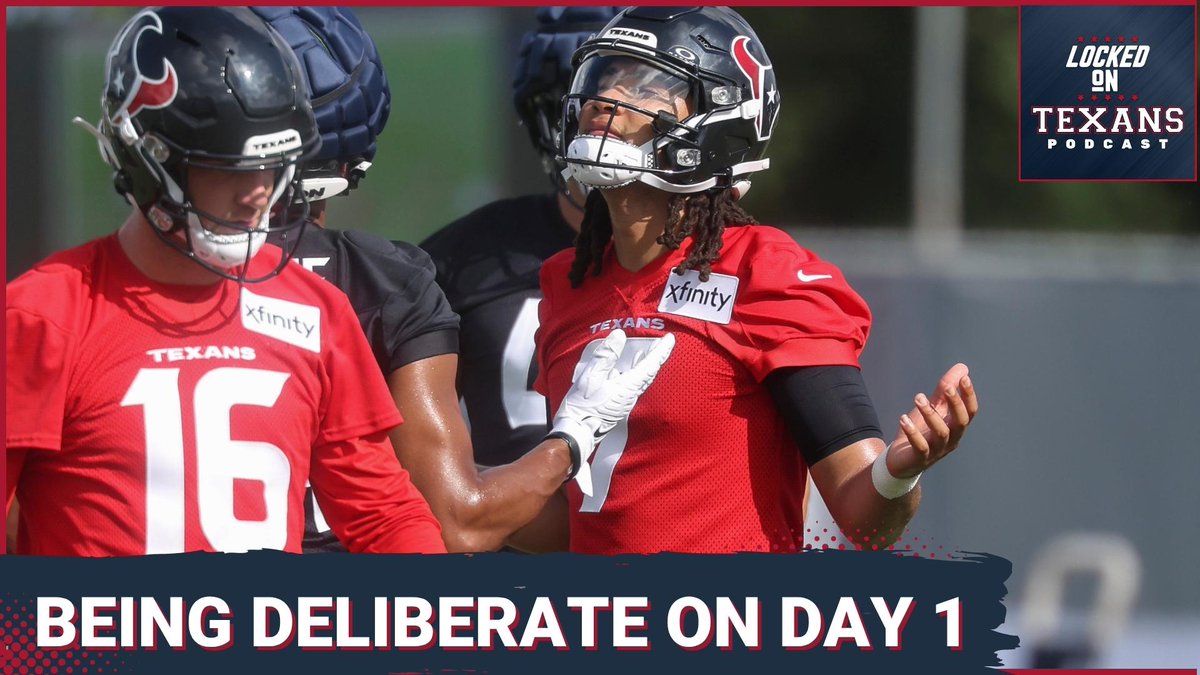 🔥 Day 1 of #TexansCamp is HERE — and the theme is loud and clear:
 Be deliberate. Be better. Be BUILT for this.
The offense? Diverse. The tone? Different.
CJ Stroud’s in control. The O-line? Under the microscope.

🎧 Tap in for the full breakdown: linktr.ee/LockedonTexans…