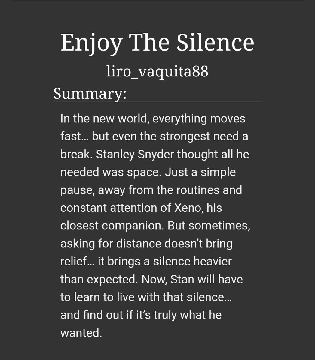 stanleysloofa's tweet image. A quick fanart i did of a scene from ch10 of the fic "enjoy the silence" by @liro_03 I've been trying to read more fanfic and ive enjoyed this one a lot I love angst so much angst fuels me