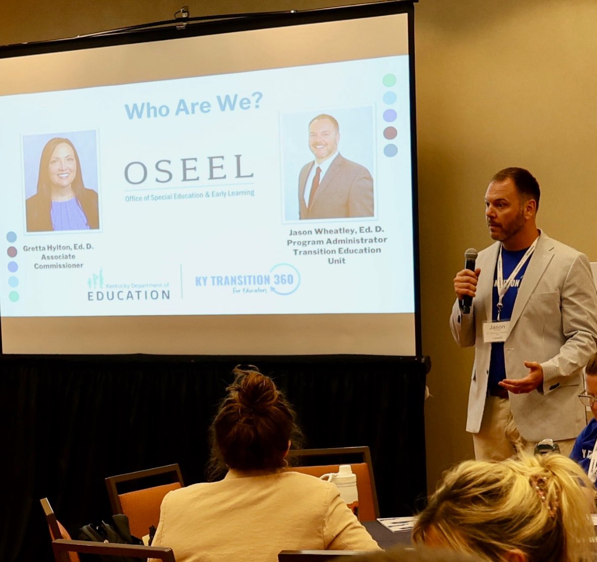 JasonLWheatley's tweet photo. Thrilled to host the 1st annual KY Transition 360 For Educators Institute, uniting districts across KY to boost outcomes for students with disabilities! Together, we’re building brighter futures. #KYTransition360 https://t.co/Spu9wqJtU1
