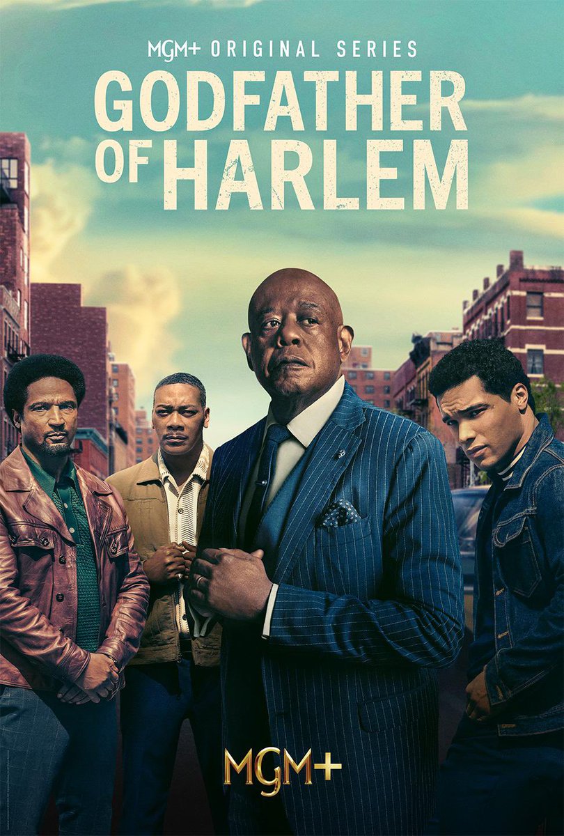 tega1x's tweet image. What do you do when the system traps you in a life of crime? Bumpy Johnson’s struggle in S4 of #GodfatherOfHarlem hits hard, gut-wrenching and raw. Frank Lucas’ cocky vibe steals the show! Who’s watching? 👀 Share your thoughts! #BumpyJohnson #FrankLucas