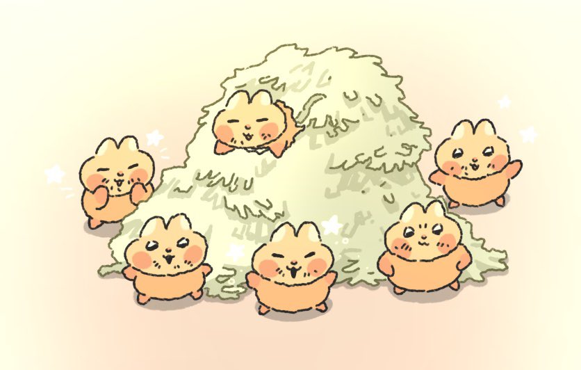 트친 우리가 일 다 갉았어~                         갉았어~
                                    트친 이제 일 없어!
     트친 이제 퇴근하는거지?                  
                                                 많지만 다 갉았다!
         집에가자 헤헤