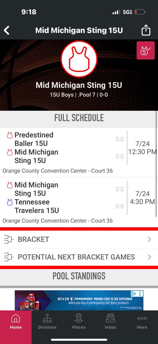 Puma circuit national game schedule this week