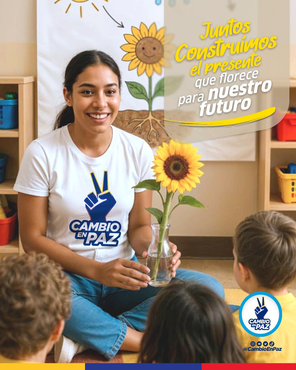 El propósito es mantenernos unidos, firmes, alegres y con visión de futuro

Seguimos sembrando sueños con determinación 

Porque nuestros hijos merecen un país lleno de oportunidades 

Construyamos juntos la #VenezuelaPosible que queremos