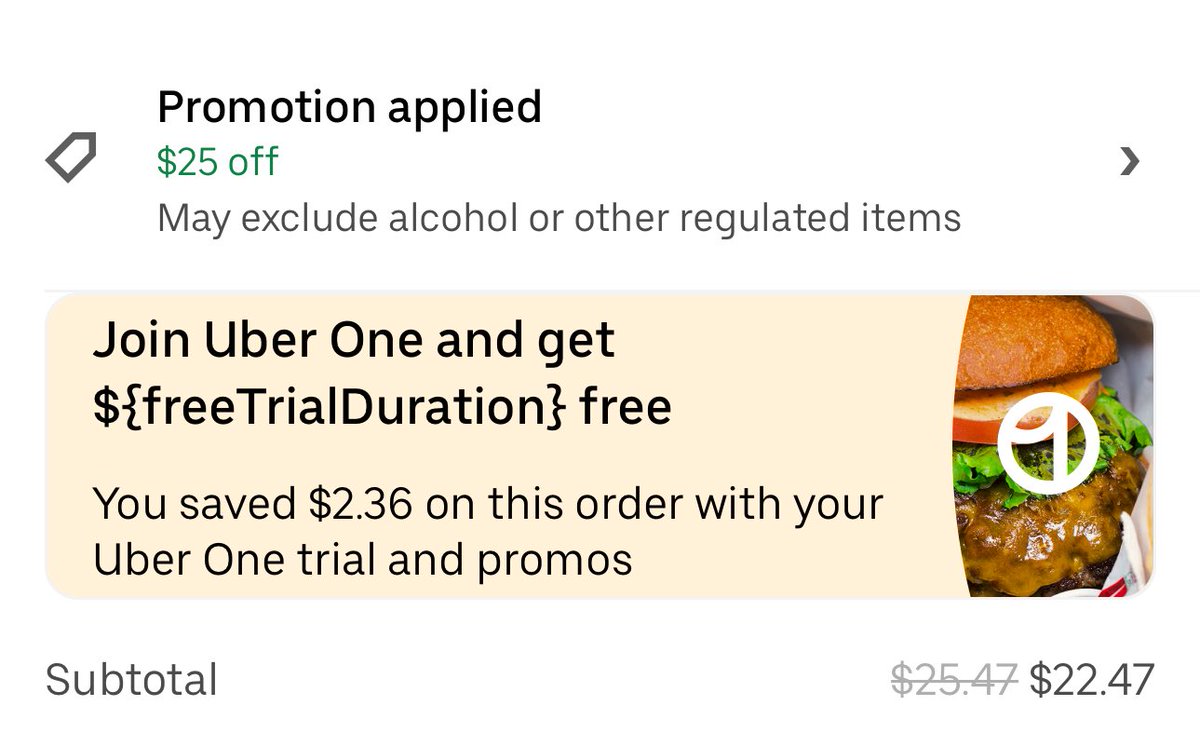 saurabhjha12's tweet image. I was placing an order using @UberEats and see what I encountered at checkout. 
#prodbug #productionbug
My uber email is same as my X email.