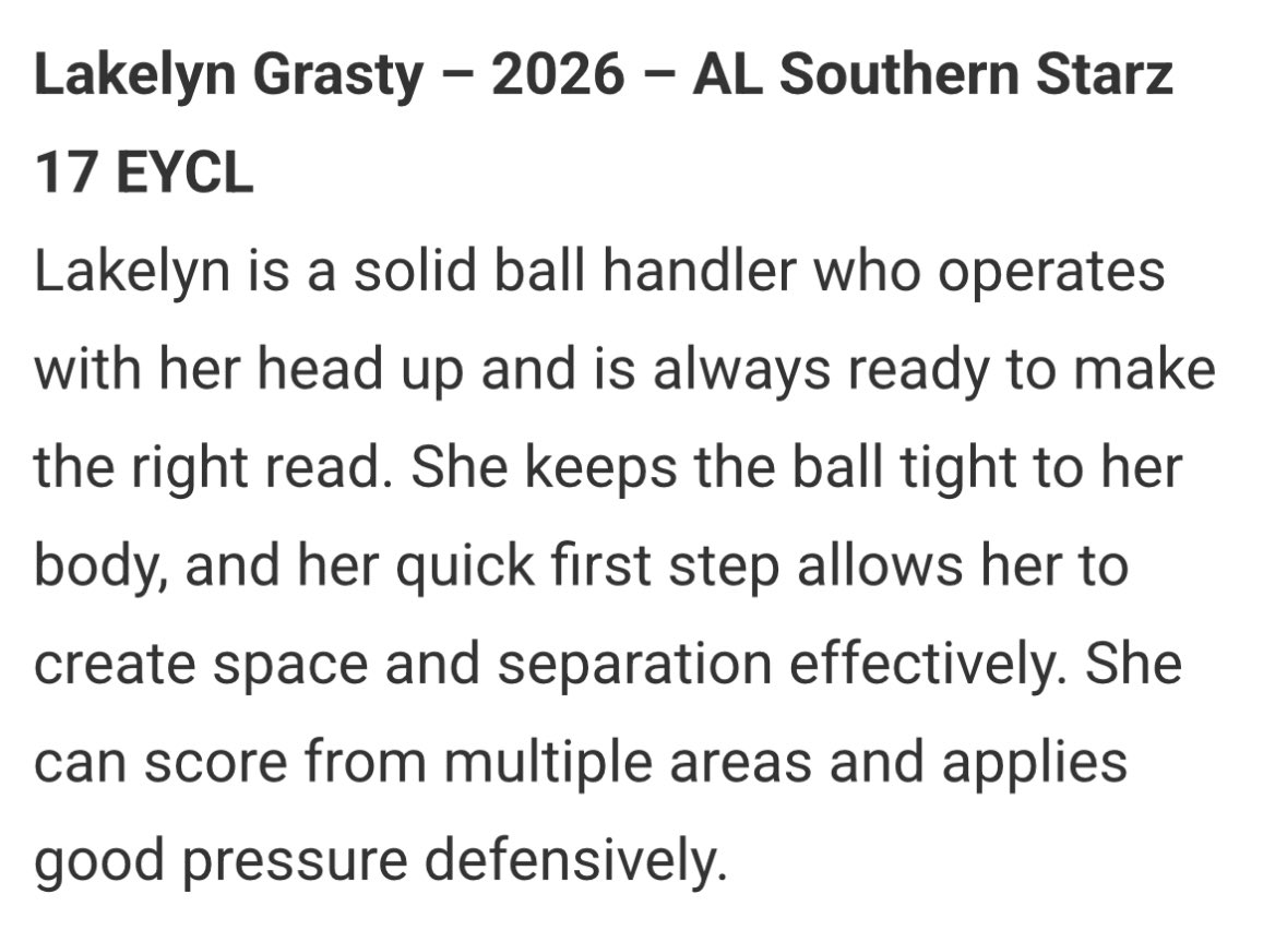 @lakelyng2026 (@lakelyng2026) on Twitter photo Thank you <a href="/JrAllStarBB/">Jr. All-Star Girls Basketball</a> for the recognition! <a href="/Cliff_Coach/">Clifford Coleman</a> <a href="/theofficial_hub/">The Official Hub</a>
<a href="/Coachdodgen/">Michael Dodgen</a>
<a href="/ALSoStarz/">AL Southern Starz</a>
<a href="/ALSoSTARZ_EYCL/">Southern Starz_EYCL</a> Thank you <a href="/JrAllStarBB/">Jr. All-Star Girls Basketball</a> for the recognition! <a href="/Cliff_Coach/">Clifford Coleman</a> <a href="/theofficial_hub/">The Official Hub</a>
<a href="/Coachdodgen/">Michael Dodgen</a>
<a href="/ALSoStarz/">AL Southern Starz</a>
<a href="/ALSoSTARZ_EYCL/">Southern Starz_EYCL</a>