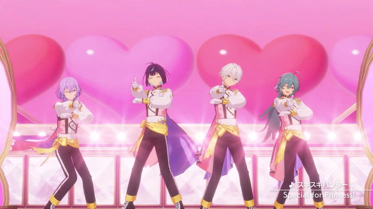 DandeLion_anim's tweet image. 『あんさんぶるスターズ!!』
Special for Princess!が歌う
「スキスキハンター♡」のMVが公開されました🎉
ハートがいっぱいの演出や純粋で可愛い4人
のステージにスキが止まりません😻💞
拡声器を使ったパフォーマンスにも注目です👀
ぜひご覧ください✨
youtube.com/watch?v=JwS4ru…
#あんスタ