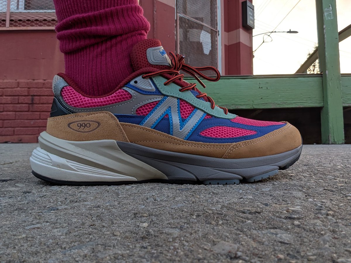 Sn3ak3r_Fr3ak3r's tweet image. Late post lol but #WDYWT AB x NB 990v6 ‘Amazonia’ #NewBalance #ActionBronson #comfort #YourSneakersAreDope #KOTD #SOTD