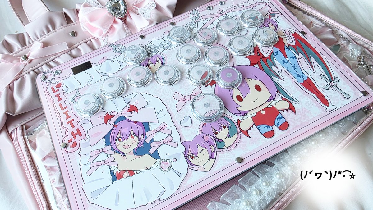 shoujomahouu's tweet photo. ⋆. 𐙚 ˚my new lilith  i̶t̶a̶ b̶a̶g̶ leverless fightpad ( ⸝⸝´꒳`⸝⸝)♡ ⊹ ࣪ ˖ #痛バ #haute42 https://t.co/gZy7jhgXn1