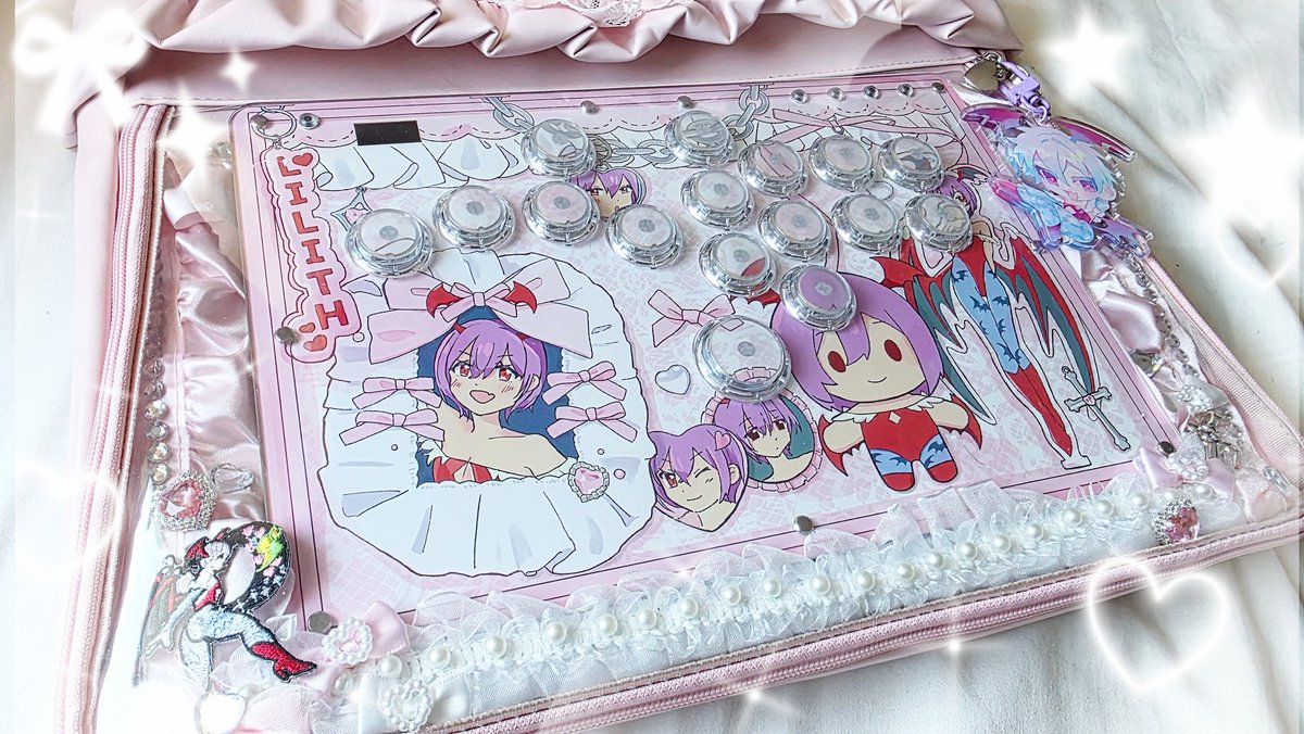 shoujomahouu's tweet photo. ⋆. 𐙚 ˚my new lilith  i̶t̶a̶ b̶a̶g̶ leverless fightpad ( ⸝⸝´꒳`⸝⸝)♡ ⊹ ࣪ ˖ #痛バ #haute42 https://t.co/gZy7jhgXn1