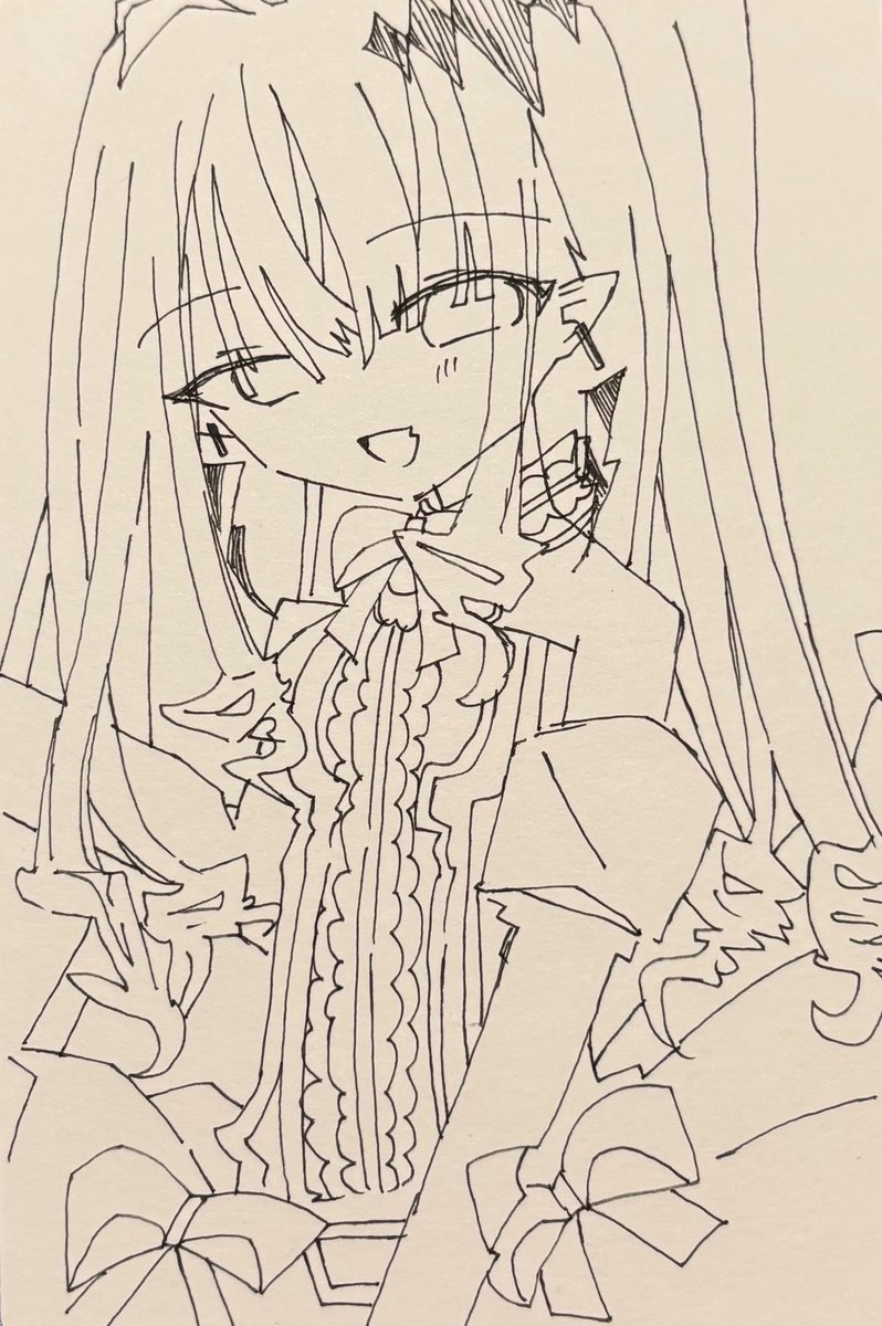 hate_neko03's tweet image. 仕事の合間にラクガキしとりましたわ～
ボールペンでガシガシと……
#バーヴァンシー #我妻善逸 #OC