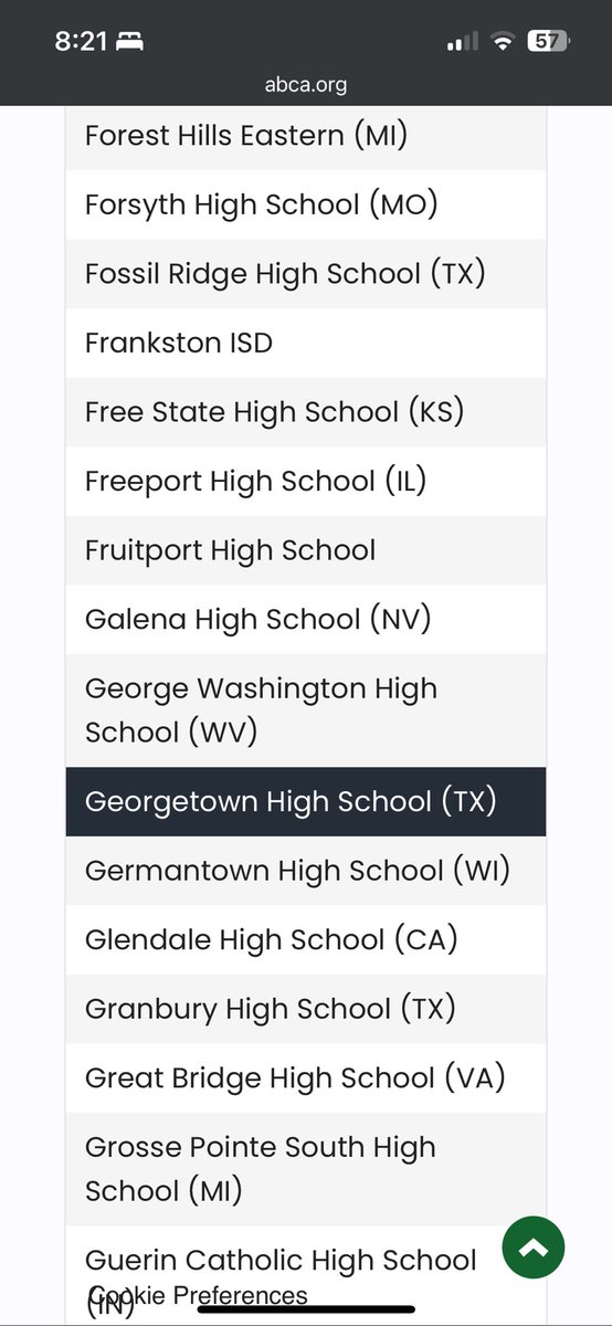 1 final accolade for the <a href="/EFND_Baseball/">GHS Eagle Baseball</a> Boys in Blue for the 24-25 school year. The were awarded the <a href="/ABCA1945/">ABCA</a> Team Academic Excellence Award #Team108 #EFND 

abca.org/ABCA/ABCA/Awar…