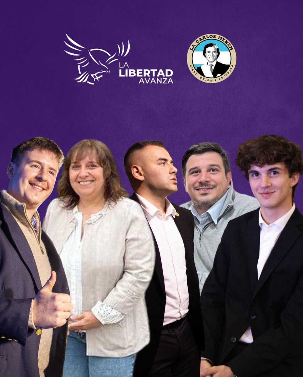 La Carlos Menem dice presente en las elecciones bonaerenses

¡Extendemos nuestras felicitaciones a todos los candidatos de nuestra agrupación!

Fidel Kohan - Candidato a Consejero Escolar por San Isidro

Federico Pérez Grote - Candidato a Consejero Escolar por Tigre

Marcela