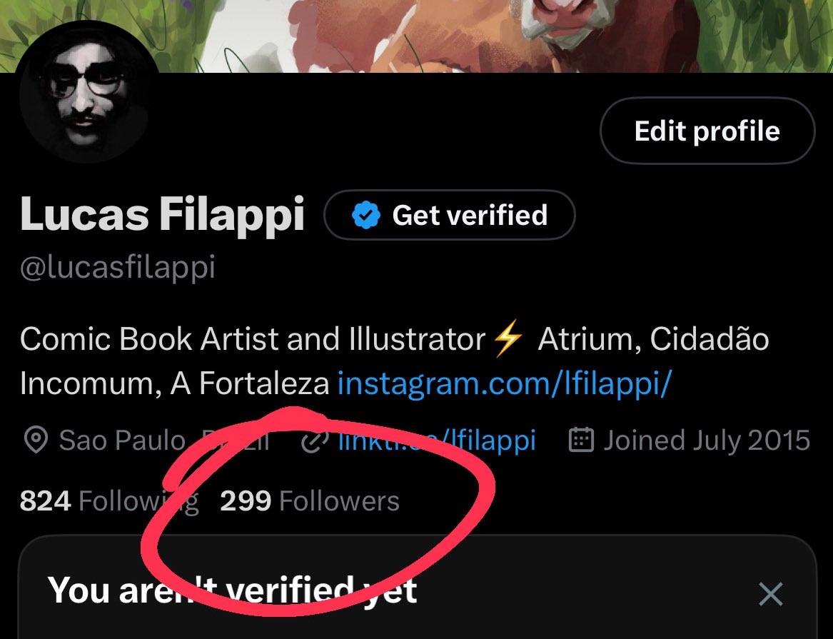 lucasfilappi's tweet image. One to 300! 🥹