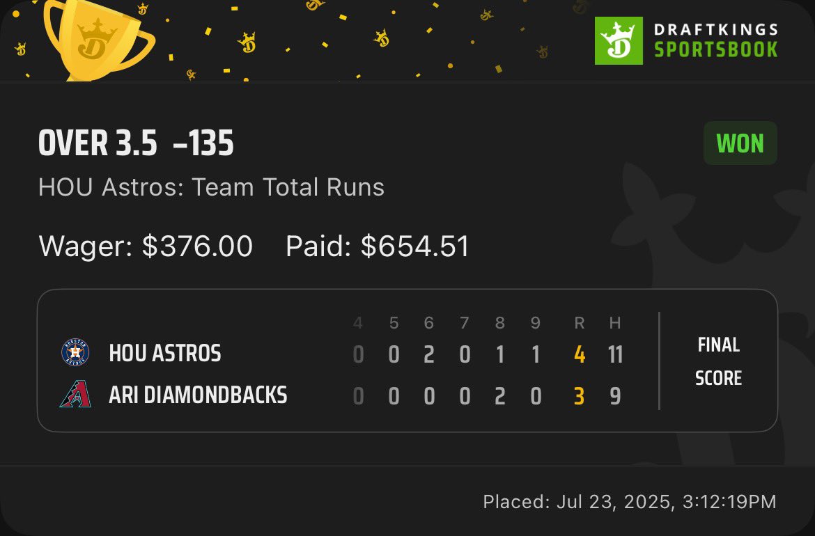 shooterFGM's tweet image. 7/23/2025 CHECK THE DATE AND TIME STAMPS !!! #draftkings #sportsbettingpicks #pawg