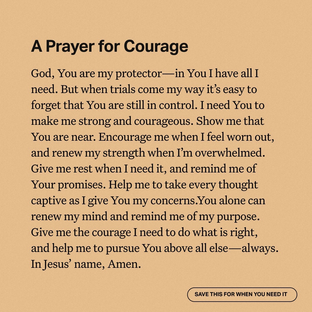 Reflect on some of the truths God has shown you this week. What next steps do you need to boldly take in order to faithfully pursue God’s calling on your life? Spend a few minutes talking to God about this before continuing.