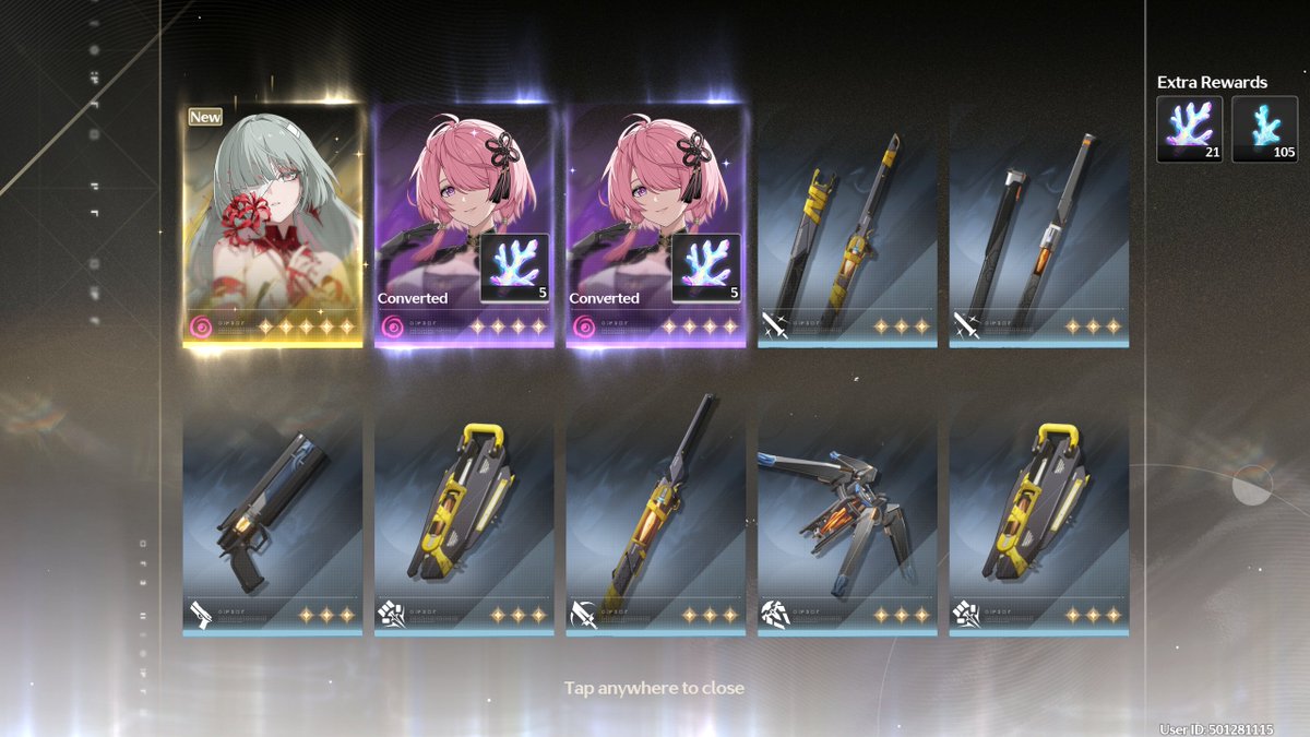 WuWa_Verse1's tweet image. PHROLOVA CAME HOME!
Another 50/50 won and guaranteed weapon is always appreciated :)
How did your pulls go?
#WutheringWaves