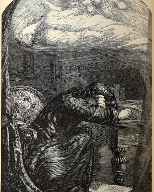 dreamerbook's tweet image. Poems by Edgar Allan Poe , #illustrated by F. Halpin, 1866
#illustration