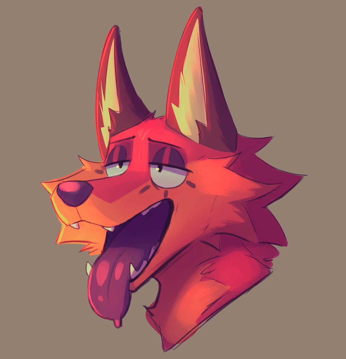 jacklled's tweet image. drawing from yesterdays stream. new tongue color