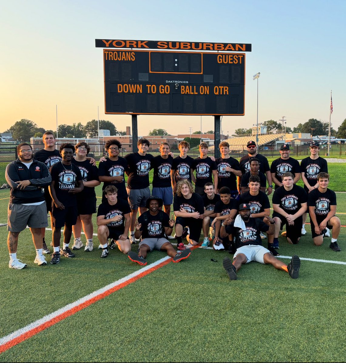 This group of young men did an amazing job serving as mentors, coaches, and leaders during our youth camp!!  <a href="/YSAthletics/">York Suburban Athletics</a> <a href="/gehretgentzyel/">Gehret Gentzyel</a> <a href="/TazaSweeney0617/">Taza Sweeney</a> <a href="/jacklenzi2/">Jack Lenzi</a> <a href="/aidanajello7/">Aidan Ajello 2027 RG</a> <a href="/ZephyrHoffman/">Zephyr Hoffman-Smith</a>