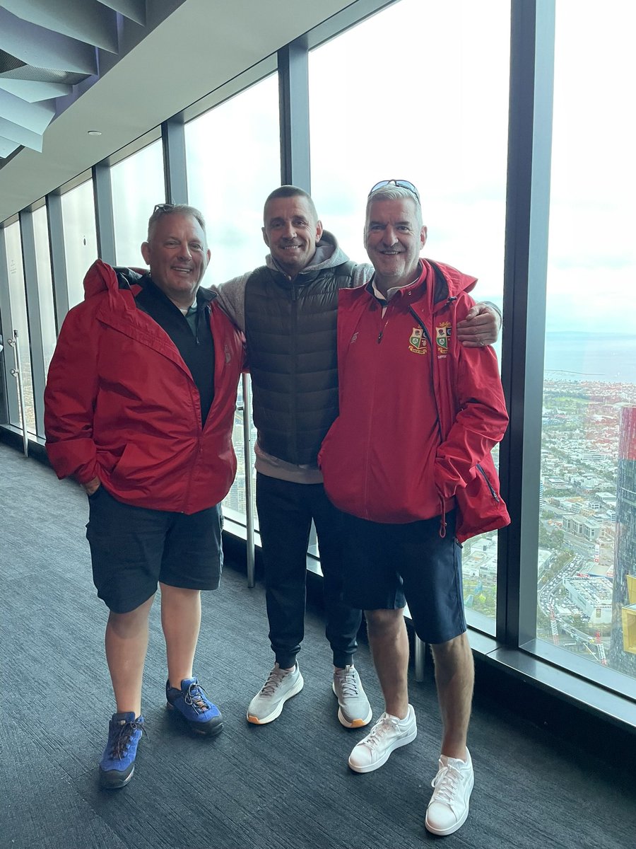 Stevie Amor (@scorpiorising_) on Twitter photo Melbourne, Day 2.
Lions Legends v Classic Wallabies tonight (I make that 5 <a href="/UlsterRugby/">Ulster Rugby</a> spread across both sides #SUFTUM) Also, got to meet a couple of legends yesterday.
Thank you Quinny & Tanu for taking the time to chat and pose for pics ๐ซก Melbourne, Day 2.
Lions Legends v Classic Wallabies tonight (I make that 5 <a href="/UlsterRugby/">Ulster Rugby</a> spread across both sides #SUFTUM) Also, got to meet a couple of legends yesterday.
Thank you Quinny & Tanu for taking the time to chat and pose for pics ๐ซก
