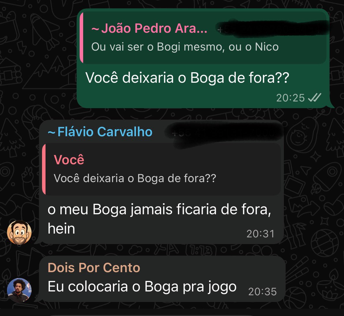 PerolasdaNBA's tweet image. Tá rolando uma discussão muito importante no grupo do Clippers