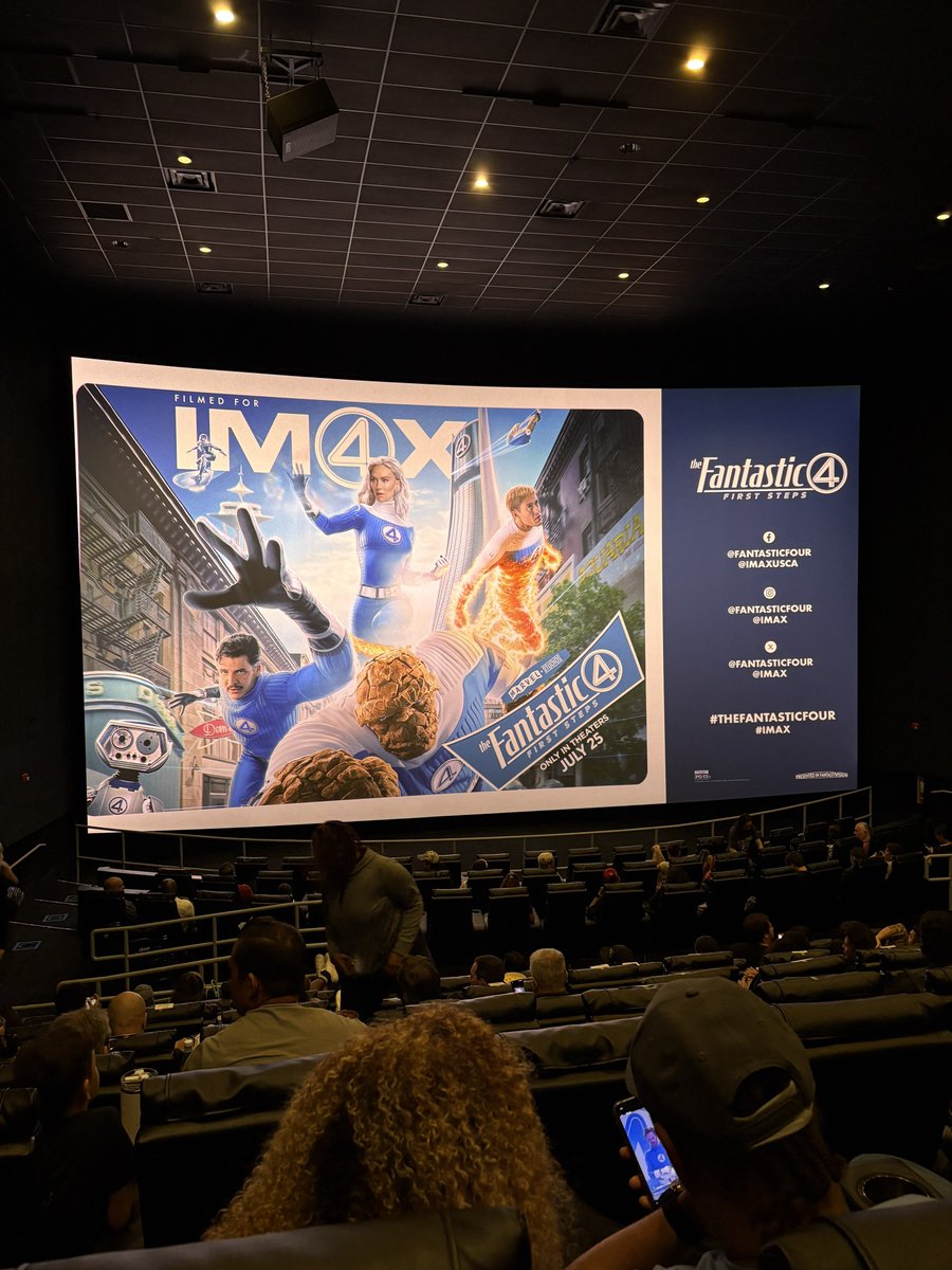 BilliamSan's tweet image. #FantasticFour checks all the boxes for an entertaining summer blockbuster + MORE!
The film’s engaging atmosphere from the AMAZING visuals, its charming score by Micheal Giacchino, and high-stakes narrative leading to the cast’s compelling chemistry makes this film a fun time!