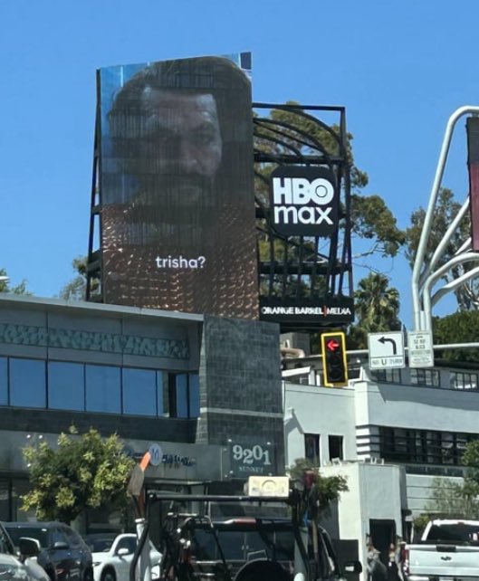 🚨 HBO Aquaman Billboard Spotted Featuring Special Nod to Trisha Paytas’ Baby Boy.

“trisha?”