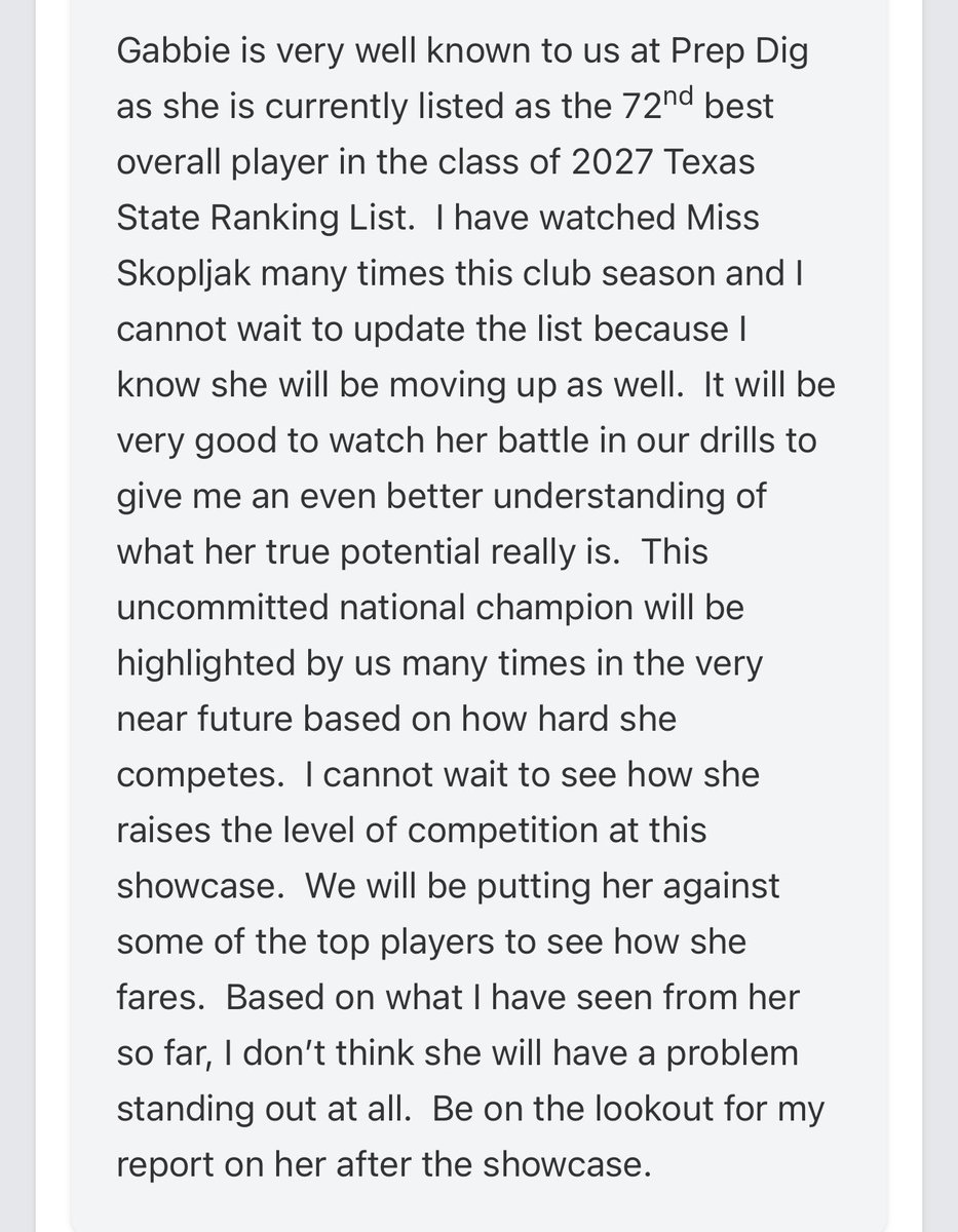 Gabbie Skopljak (@gabbie_vb) on Twitter photo Thanks <a href="/CoachMikeDZ/">Michael DeLeon</a> and <a href="/PDTexas/">Prep Dig Texas</a> for the shout out! Looking forward to the showcase Sunday! <a href="/Skylinejrs/">Skyline</a> <a href="/planovball/">Plano Volleyball</a> @VBadrenaline <a href="/vbconnection/">Volleyball Connection</a> <a href="/DMNGregRiddle/">Greg Riddle</a> <a href="/GMsportsmedia1/">GM Sports Media</a> <a href="/BigDMedia19/">BigDMedia</a> <a href="/VYPEDFW/">VYPE DFW</a> <a href="/SportPrepX/">SportPrepX</a> <a href="/DirectRecruits/">Direct Recruits</a>
<a href="/SportsDayHS/">SportsDayHS</a> <a href="/ntrvolleyball/">NTR Volleyball</a> <a href="/nxt1sports/">NXT 1</a> Thanks <a href="/CoachMikeDZ/">Michael DeLeon</a> and <a href="/PDTexas/">Prep Dig Texas</a> for the shout out! Looking forward to the showcase Sunday! <a href="/Skylinejrs/">Skyline</a> <a href="/planovball/">Plano Volleyball</a> @VBadrenaline <a href="/vbconnection/">Volleyball Connection</a> <a href="/DMNGregRiddle/">Greg Riddle</a> <a href="/GMsportsmedia1/">GM Sports Media</a> <a href="/BigDMedia19/">BigDMedia</a> <a href="/VYPEDFW/">VYPE DFW</a> <a href="/SportPrepX/">SportPrepX</a> <a href="/DirectRecruits/">Direct Recruits</a>
<a href="/SportsDayHS/">SportsDayHS</a> <a href="/ntrvolleyball/">NTR Volleyball</a> <a href="/nxt1sports/">NXT 1</a>