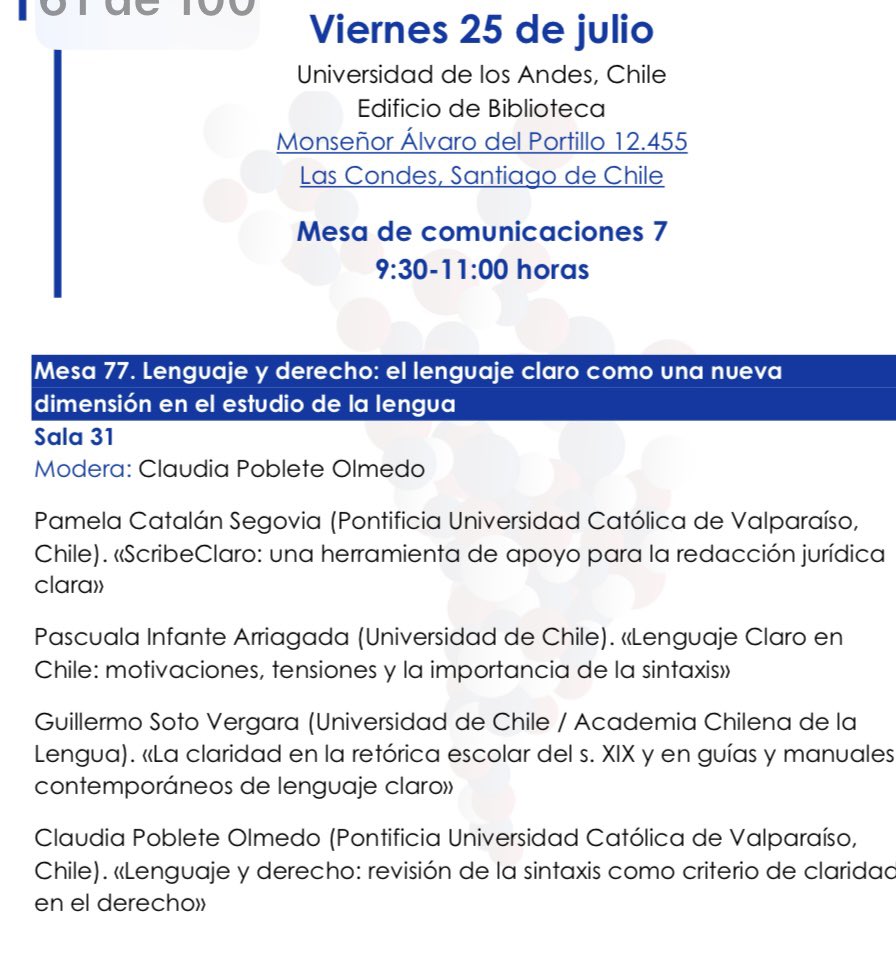 Este viernes en el congreso <a href="/AIH_2025/">AIH 2025</a> Lenguaje claro 👇🏼