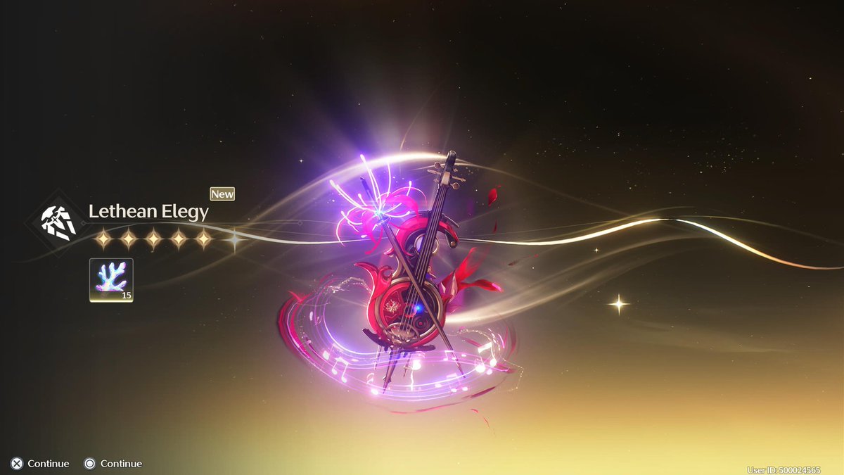 Gillybeans977's tweet image. Won my 50/50 on Phrolovas banner then got her weapon at 6 pity โฅ๏ธ