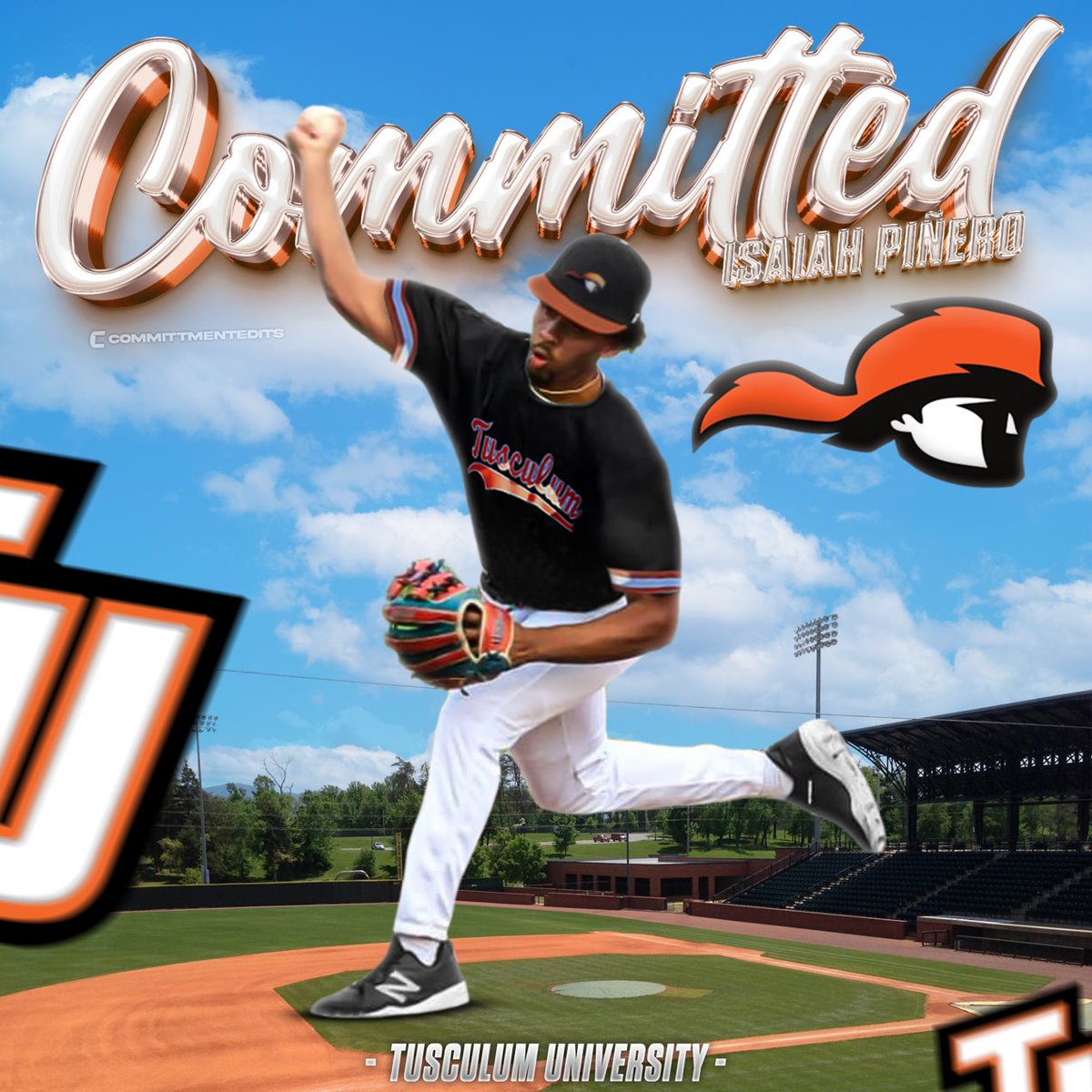 I am super excited to announce my commitment to Tusculum University. First, I would like to thank God for blessing me, my family for always being there for me and the sacrifices they have made, all my coaches, and friends for all their support through this journey. #committed