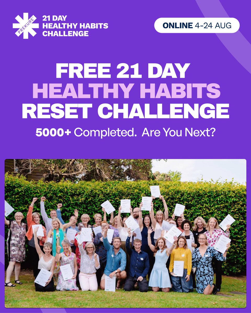 Only 10 days to go! Healthy Habits kicks off August 4th.

If you’re already in - tag a friend and compete for points together.
If you’re not, now’s the time to join us.

Join now: hubs.ly/Q03yGyP50

#healthyhabits #prekure #healthchallenge #preventioniscure