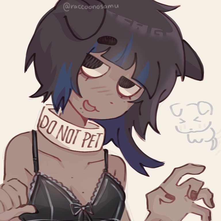 raccoonosamu's tweet photo. DO NOT PET THIS FREAK he bites    a lot
#oc #art #artmoots https://t.co/RvMdvmCPy0