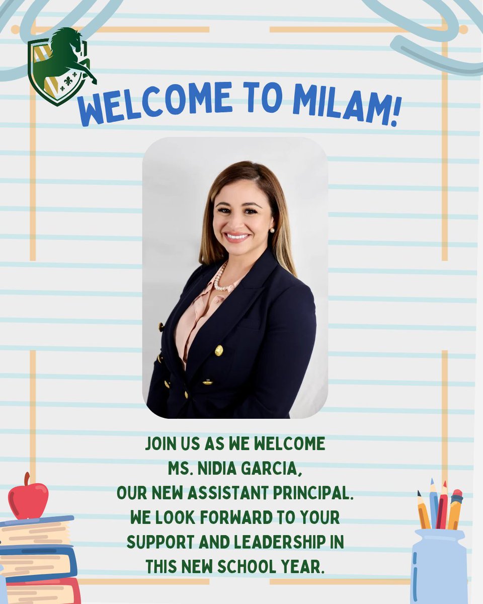 MAMilamK8's tweet image. Welcome, Ms. Garcia! 🍏
@MDCPS @SuptDotres @MDCPSNorth @aniteach @YeseniaAponte05 @RobertoAlonsoFL