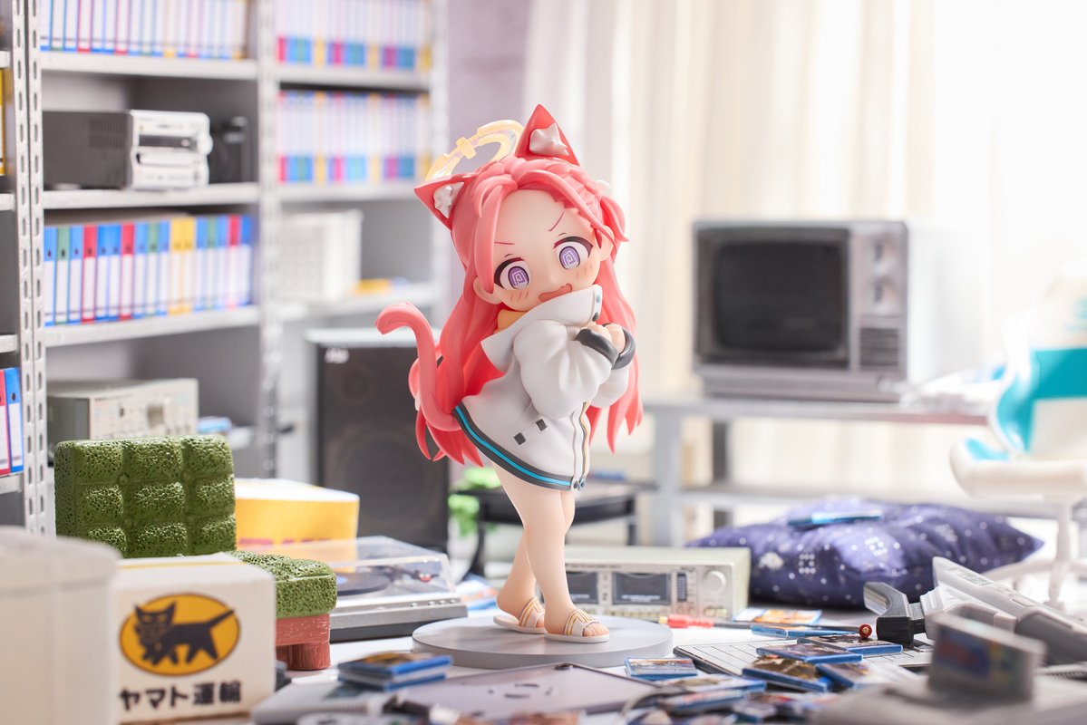 h609667669's tweet image. WF2025S ワンフェス 作品告知⑦
花岡 ユズ-SDネコver🐱
原画: @karupapon
原型: @Away38804325
色彩: @Ki_nomi168
撮影:@Luka__Studio
サイズ:10CM
価格:6,000円
仕様:未塗装・未組立キット
現場販売30体~🎶
#ブルアカ #花岡ユズ #WF2025S #WF2025夏