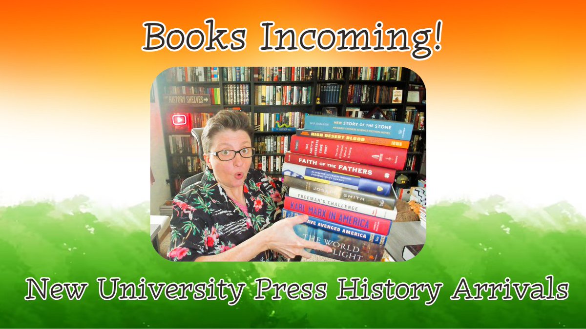 BPegged's tweet image. Books Incoming! Juicy New University Press History Arrivals from @yalepress @UChicagoPress @ColumbiaUP @PrincetonUPress @JHUPress @stanfordpress @UIowaPress @UNDPress  youtu.be/Sd6jWGan-O0 via @YouTube