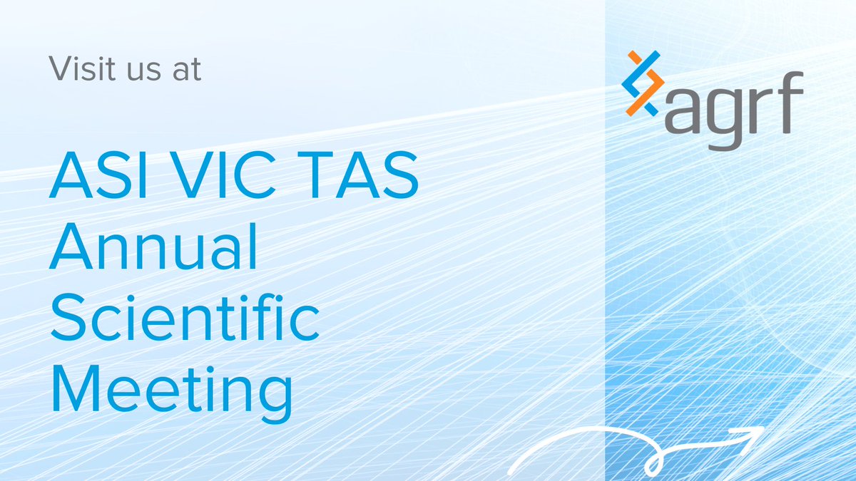 AGRF_genomics's tweet image. We’re excited to be attending the #ASIVictorianandTasmanianBranchScientificMeeting, hosted by the @ASImmunology
#AGRF #Genomics #SingleCellSequencing #ImmuneProfiling #ImmunologyResearch #Collaboration #Research #MelbourneZoo #ASI2025