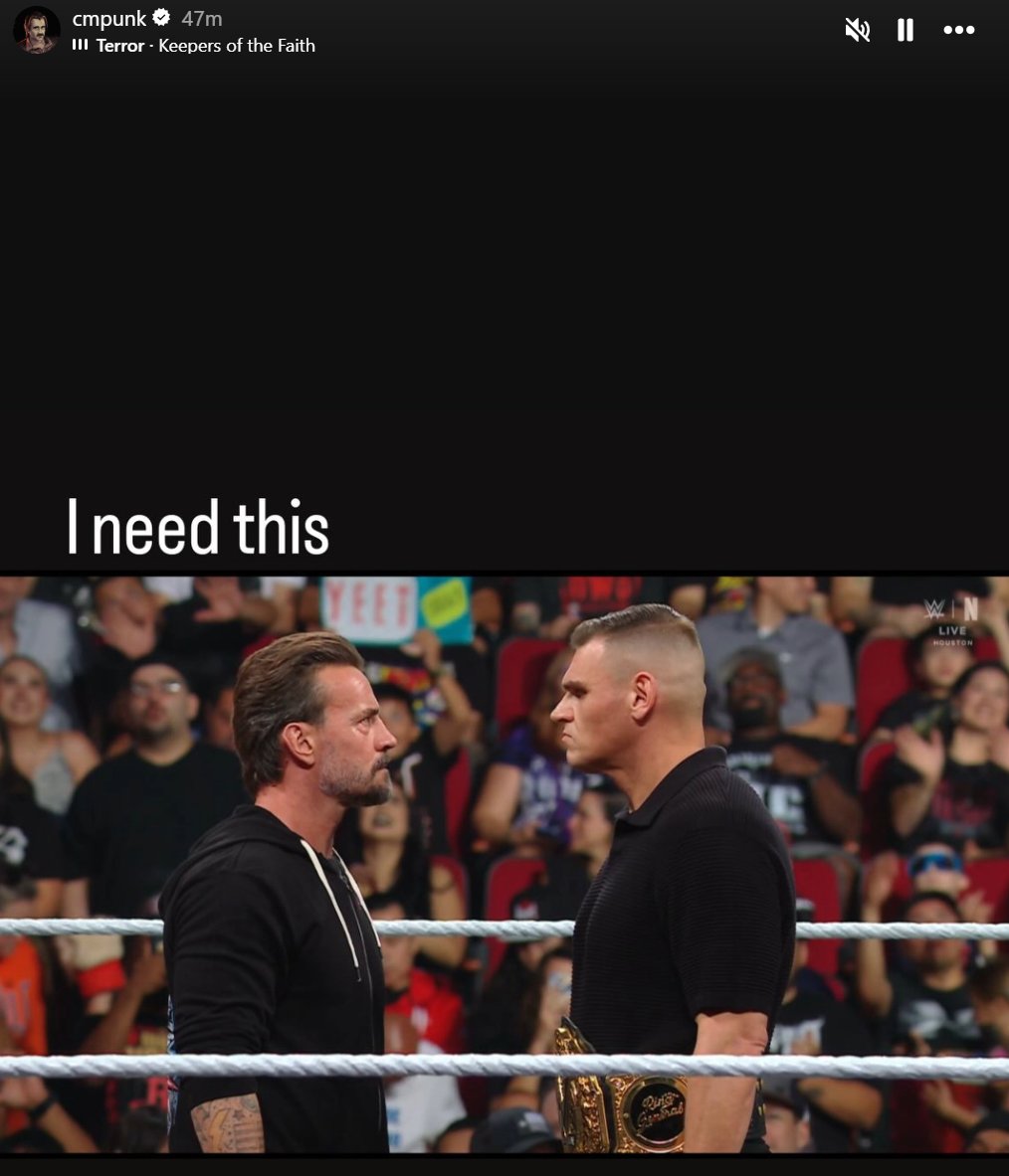 CM Punk on his match with GUNTHER

"I need this"