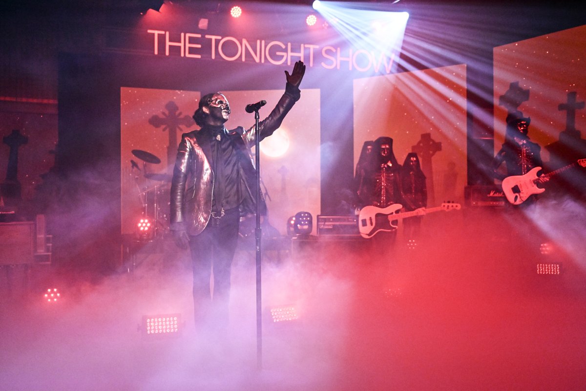 The Tonight Show (@fallontonight) on Twitter photo Children of Television!
We wish to inform you that <a href="/thebandGHOST/">Papa V Perpetua</a> puts the ROCK in 30 Rock with their performance of "Lachryma" on The Tonight Show. Tune in at 11:35/10:35c on <a href="/nbc/">NBC Entertainment</a>! #FallonTonight Children of Television!
We wish to inform you that <a href="/thebandGHOST/">Papa V Perpetua</a> puts the ROCK in 30 Rock with their performance of "Lachryma" on The Tonight Show. Tune in at 11:35/10:35c on <a href="/nbc/">NBC Entertainment</a>! #FallonTonight
