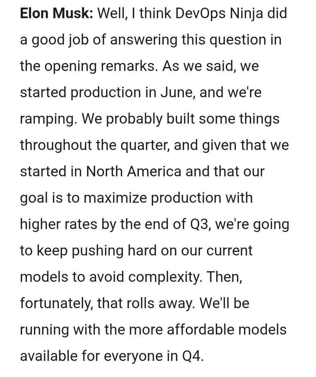 TeslaClubIN's tweet image. On Tesla's Q2 call, @elonmusk & team mentioned that Lower Cost Tesla is already in production 😲!
Ramp up in Q3 & Q4.
Only at Tesla you can have new model in production and no info leaking out 😅.
Giga India for new models @elonmusk ?? Could be RHD export base.