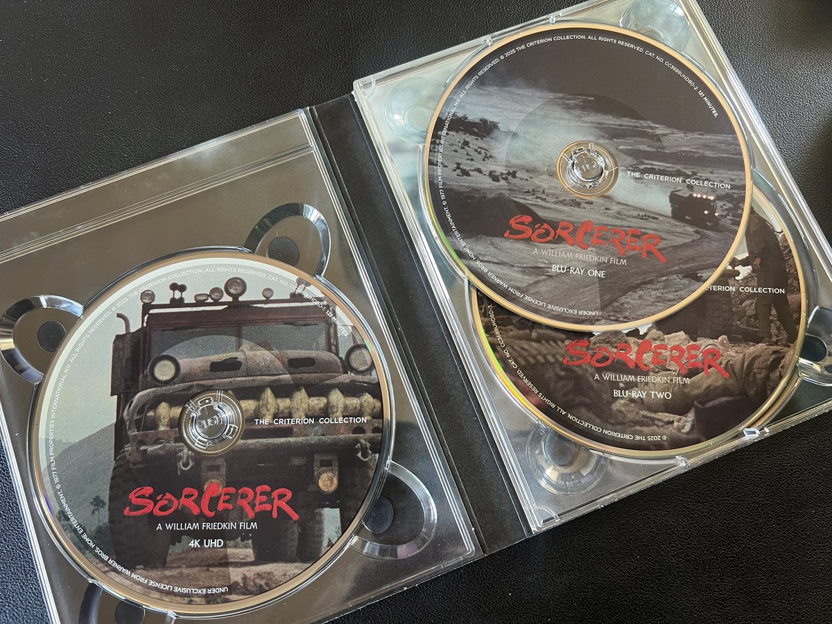 moviesondisc's tweet photo. Sorcerer (1977)

Directed by William Friedkin

#CriterionCollection 
#criterionsale https://t.co/fJACzvSqIo