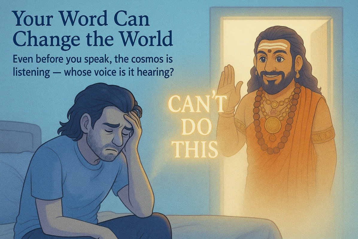 🌌 You wake up feeling off — and somehow the whole day syncs to that inner slump.

The SPH reveals: it’s not coincidence. It’s Drishti-Srishti.
Most of us overthink but underact.

Here’s where to begin acting — from within.