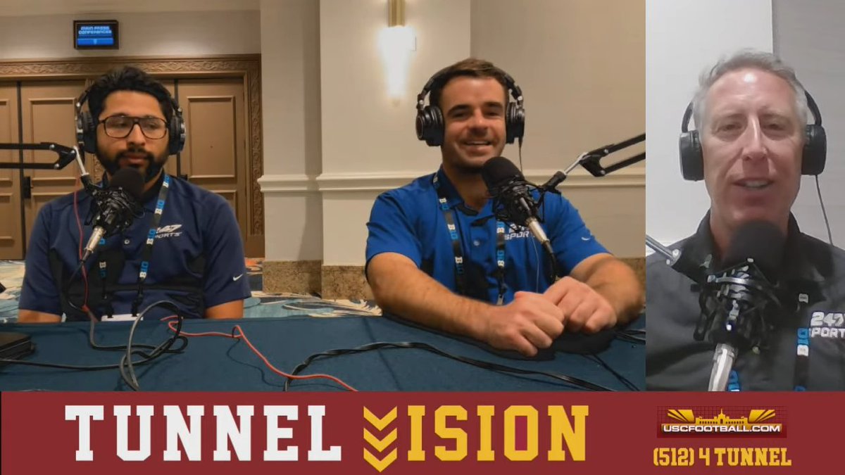 Ryan Abraham (@insidetroy) on Twitter photo Tunnel Vision with me, <a href="/C_Morrissette/">Connor Morrissette</a> and <a href="/ChrisNTrevino/">Chris Treviño</a> talking about #USC's upcoming appearance at #B1G Media Days and what we have heard from the rest of the conference.
247sports.com/college/usc/ar… Tunnel Vision with me, <a href="/C_Morrissette/">Connor Morrissette</a> and <a href="/ChrisNTrevino/">Chris Treviño</a> talking about #USC's upcoming appearance at #B1G Media Days and what we have heard from the rest of the conference.
247sports.com/college/usc/ar…
