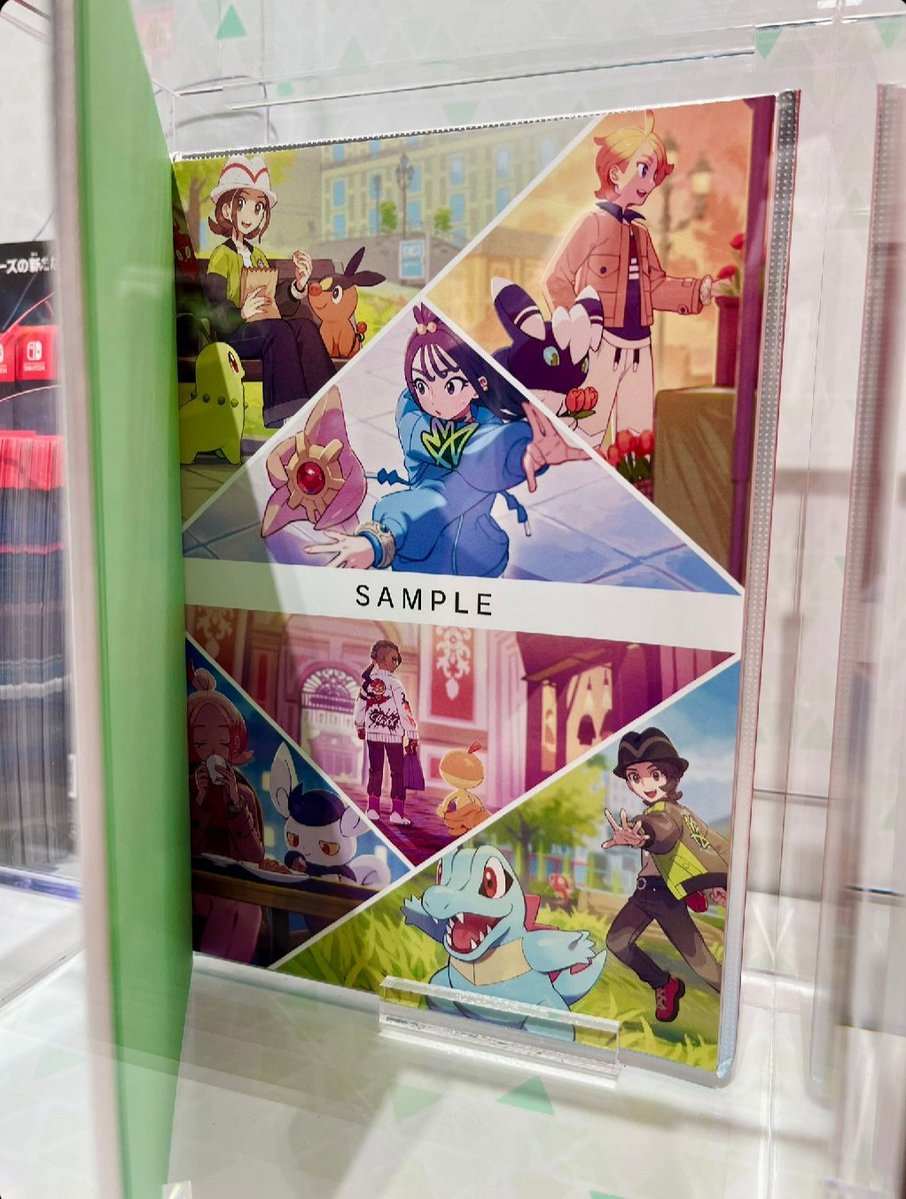 HiddenPowerPod's tweet image. The art book posted by Riddler Khu is a pre order bonus available at Pokémon Centers in Japan.
